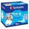 Verbatim CD-R 52X 700MB WIDE PRINTABLE SURFACE Jewel Case 10er Pack 43325