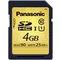 Panasonic RP-SDU04GE1K SDHC 4GB Gold  [25 MB/s, Class 10]