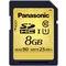 Panasonic RP-SDU08GE1K SDHC 8GB Gold  [25 MB/s, Class 10]