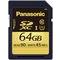 Panasonic RP-SDU64GE1K SDXC 64GB Gold  [45 MB/s, Class 10]