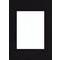 Hama 63422 Passepartouts 60x80 (Ausschnitt 40x60) schwarz