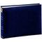 Henzo 1000207 Fotoalbum BASICLINE blau, 21,5 x 16cm, 50 Seiten weiss