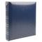 Henzo 1001507 Fotoalbum BASICLINE blau, 30 x 36,5cm, 80 Seiten weiss
