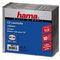 Hama 51275 CD-Leerhlle SlimLine, Transparent-Schwarz, 10er-Pack