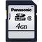 Panasonic RP-SDRC04GAK SDHC 4GB silber Super High Speed [20MB/s, Class 6]