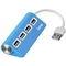 Hama 012179 USB-2.0-Hub 1:4, bus-powered, Blau