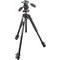 Manfrotto 190 Set: Aluminium-Stativ (3 Segmente) mit 3-Wege-Neiger (MK190XPRO3-3W)