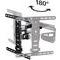 Hama 108756 TV-Wandhalterung FULLMOTION Ultraslim, 5 Sterne, 142 cm (56"), Schwarz