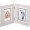 Fuji Instax Mini Baby Photo Frame Holzklapprahmen mit Passeparout fr 1 Instax mini Sofortbild + Abdruckfolie fr Fu- oder Handabdruck