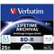 Verbatim M-DISC BD-R 25GB/1-4x Cakebox (5 Disc) Archivmedium, 1.000 Jahre, InkJet Printable, White Fullsize Surface 43823