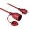 Hama 137242 Verlngerungskabel "Outdoor", IP44, 25 m, ROT