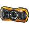 Ricoh WG-50 orange Kit mit Neoprentasche + Floating Strap
