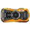 Ricoh WG-50 orange Kit mit Neoprentasche + Floating Strap