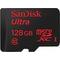 SanDisk MicroSDXC Ultra 128GB + SD Adapter  (SDSQUAR-128G-GN6IA)  siehe auch 823398  [100 MB/s, Class 10, UHS-1, A1]