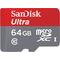 SanDisk MicroSDXC Ultra 64GB + SD Adapter  (SDSQUAR-064G-GN6IA)  siehe auch 823397  [100 MB/s, Class 10, UHS-1, A1]