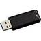 Verbatim 49320 USB 3.2 Stick 256GB, PinStripe, schwarz Typ-A, (R) 30MB/s, (W) 10MB/s, Retail-Blister