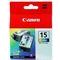 Canon Tinten Doppelpack BCI-15C 7.5ml color  [iP90/90v]