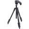 Manfrotto MKCOMPACTACN-BK Compact Action schwarz Stativ mit Tasche