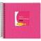 Goldbuch 12120 Primavera pink - Spiralalbum  'zum besonderen Tag'  [20x20cm, 40 weisse Seiten, Austanz. f. eigenes Bild]