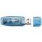 INTENSO USB 2.0 Stick 4GB, Rainbow Line blau (R) 23MB/s, (W) 6.5MB/s, Retail-Blister