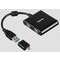 Hama 12325 USB-3.1-Hub 1:4 inkl. USB-C-Adapter, bus-powered, Schwarz