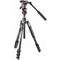Manfrotto MVKBFRL-LIVE Befree Live Alu Kit, Klemmverschluss mit Fluid-Videokopf