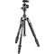 Manfrotto MKBFRTA4B-BHM Befree 2N1 Alu Kit Alu Reisestativ Twist mit integriertem Einbeinstativ  [Drehverschluss]