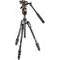 Manfrotto MVKBFRTC-LIVE Befree Live Carbon Kit Twist mit Fluid-Videokopf