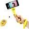 MONKEYSTICK gelb- Biegsamer Selfie Stick fr Handy & GoPro/Flexibles Stativ/Rutschfeste Silikon Beschichtung