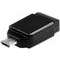 Verbatim 49821 USB 2.0 OTG Stick 16GB, Micro-B Adapter, Nano (R) 12MB/s, (W) 5MB/s, Retail-Blister