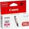Canon Tintenpatrone CLI-581M XXL 11,7ml magenta  [PIXMA TS705/ 6150/ 6151/ 8150/ 8151/ 8152/ 9150/ 9155/ 6250/ 6251/ 9550/ 9551C/ 8250/ 8251/ 8252, TR7550/ 8550]
