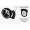 Canon EF-EOS R Adapter mit Polfilter Einsteckfilter (C-PL)