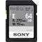 Sony SDXC-Karte 64GB Cl10 UHS-II U3 V30 270/70 MB/s