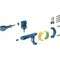 Rollei 21554 BullBar 34 Mount blau Professionelles Haltesystem fr Actioncams...