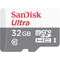 SanDisk microSDHC Ultra 32GB (UHS-1/Cl.10/100MB/s) + Adapter  [SDSQUNR-032G-GN3MA]