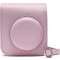 Fuji Tasche fr INSTAX mini 12  Blossom-Pink  inklusive Tragegurt, hergestellt aus Polyurethane