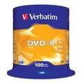 Verbatim DVD-R 16X 4.7GB MATT SILVER SURFACE 100er Spindel Nummer 43549