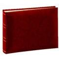 Henzo 1000203 Fotoalbum BASICLINE rot, 21,5 x 16cm, 50 Seiten weiss