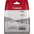 Canon 2x PGI-520BK Black (pigmentiert) im Doppelpack  [PIXMA MP540, MP620, MP630,]