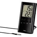 Hama 123143 LCD-Thermometer "T-350", Schwarz