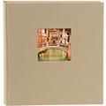 Goldbuch 27506 Fotoalbum Bella Vista beige  [60 weie Seiten, 31x30cm, m. Pergamin, Ausstanzung f. eigenes Bild]
