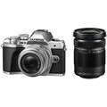 Olympus E-M10  Mark III 1442 II R +M40-150 DZ Zoom Kit silber inkl. Ladegert+Akku