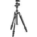 Manfrotto MKBFRTA4B-BHM Befree 2N1 Alu Kit Alu Reisestativ Twist mit integriertem Einbeinstativ  [Drehverschluss]