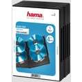 Hama 51186 DVD-Leerhlle Quad Box, 5er-Pack, Schwarz