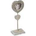 Walther QH775P Holz Portraitrahmen Le Coeur, 7,5x7,5 cm, Herz mit Fu