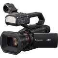 Panasonic AG-CX10 schwarz 4K Camcorder  4K60p Profi-Camcorder, Handgriff mit XLR & Videoleuchte