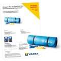 Varta Longlife Max Power Fitness Paket (30 x Micro 4703 4er Blister + 40 x Mignon 4706 4er Blister + 1 x Fitness Matte)