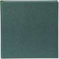 Goldbuch 24748 Fotoalbum Hanf Midnight Green  [25x25cm, 60 Seiten Hanfpapier mit Pergamin]