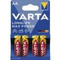 Varta (rot) Longlife Max Power 1,5V Mignon Batterien 4er Pack 4706 NEU