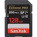 SanDisk 128GB SDXC ExtremePro 200MB/s V30 UHS-I U3, Class 10 Speicherkarte (SDSDXXD-128G-GN4IN)